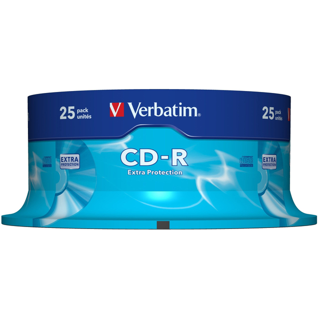 Picture of Verbatim CD-R 700MB 52x 25 Pack on Spindle
