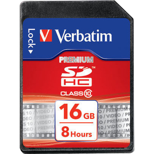 Picture of Verbatim Premium SDHC Class 10 Card 16GB