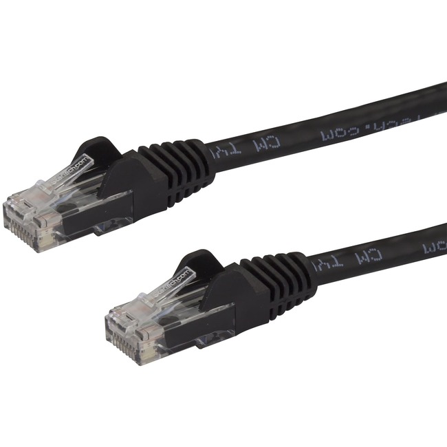 Picture of StarTech.com 0.5m Gigabit Snagless RJ45 UTP Cat6 Patch Cable - Black