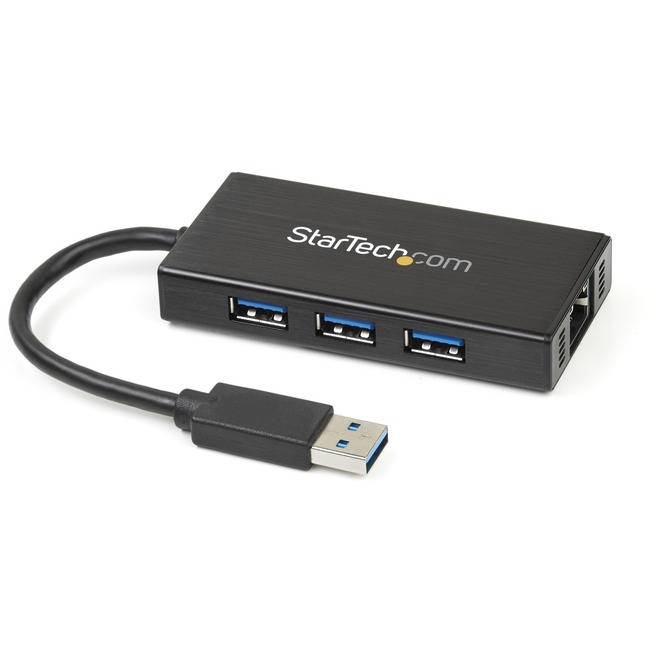 Picture of StarTech.com Portable USB-A 3.0 Hub w/ Gigabit Ethernet