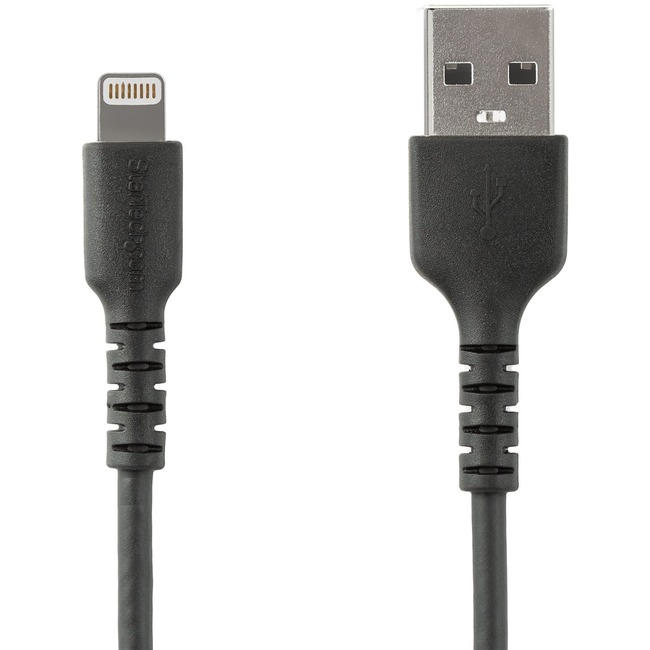 Picture of StarTech.com 2m USB to Lightning Cable - Apple MFi Certified - Black