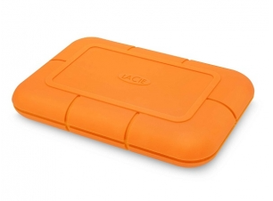 Picture of Seagate LaCie Rugged 1TB USB3.2 Type C Portable External Solid State Drive - Orange