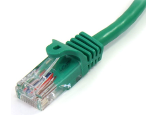 Picture of Cat5e Patch 2m Green Cable with Snagless RJ45 Connectors