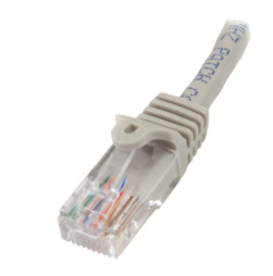 Picture of StarTech 3m Gray Snagless UTP Cat5e Patch Cable