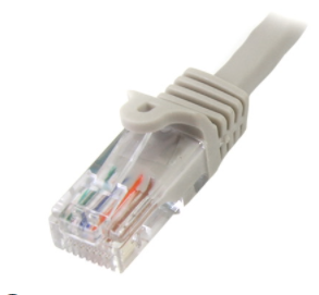 Picture of StarTech 7m Gray Cat5e Ethernet Patch Cable with Snagless RJ45 Connectors