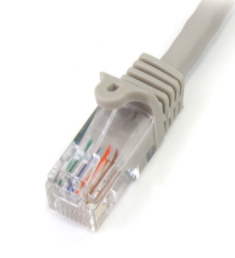 Picture of StarTech 5m Grey Cat5e Patch Cable with Snagless RJ45 Connectors