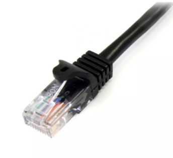 Picture of StarTech 7m Black Cat5e Patch Cable with Snagless RJ45 Connectors
