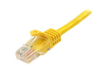 Picture of StarTech 2m Yellow Snagless UTP Cat5e Patch Cable