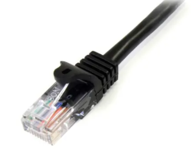 Picture of StarTech 2m Black Snagless UTP Cat5e Patch Cable