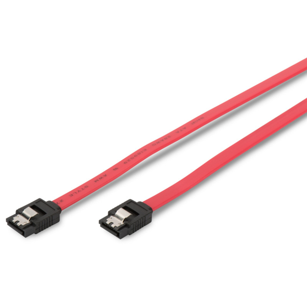Picture of Digitus SATA II/III 0.50m Data Cable with Latch