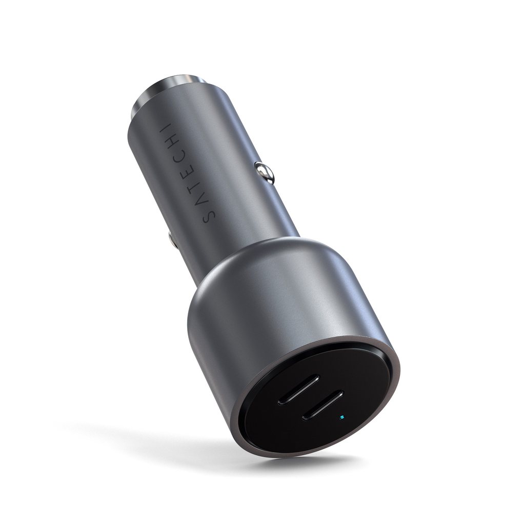 Picture of Satechi 40W Dual USB-C PD Car Charger (Space Grey)