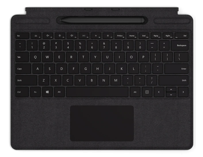 Picture of Microsoft Surface Pro Signature Keyboard Black with Slim Pen for 13" Surface Pro 8 & X