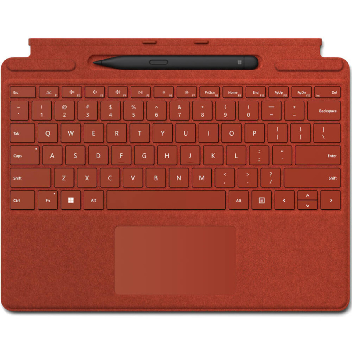 Picture of Microsoft Surface Pro Signature Keyboard Poppy Red with Slim Pen for 13" Surface Pro 8 & X