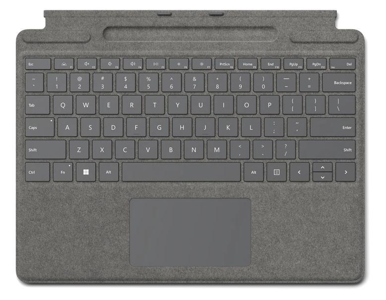 Picture of Microsoft Surface Pro Signature Keyboard Platinum for 13" Surface Pro