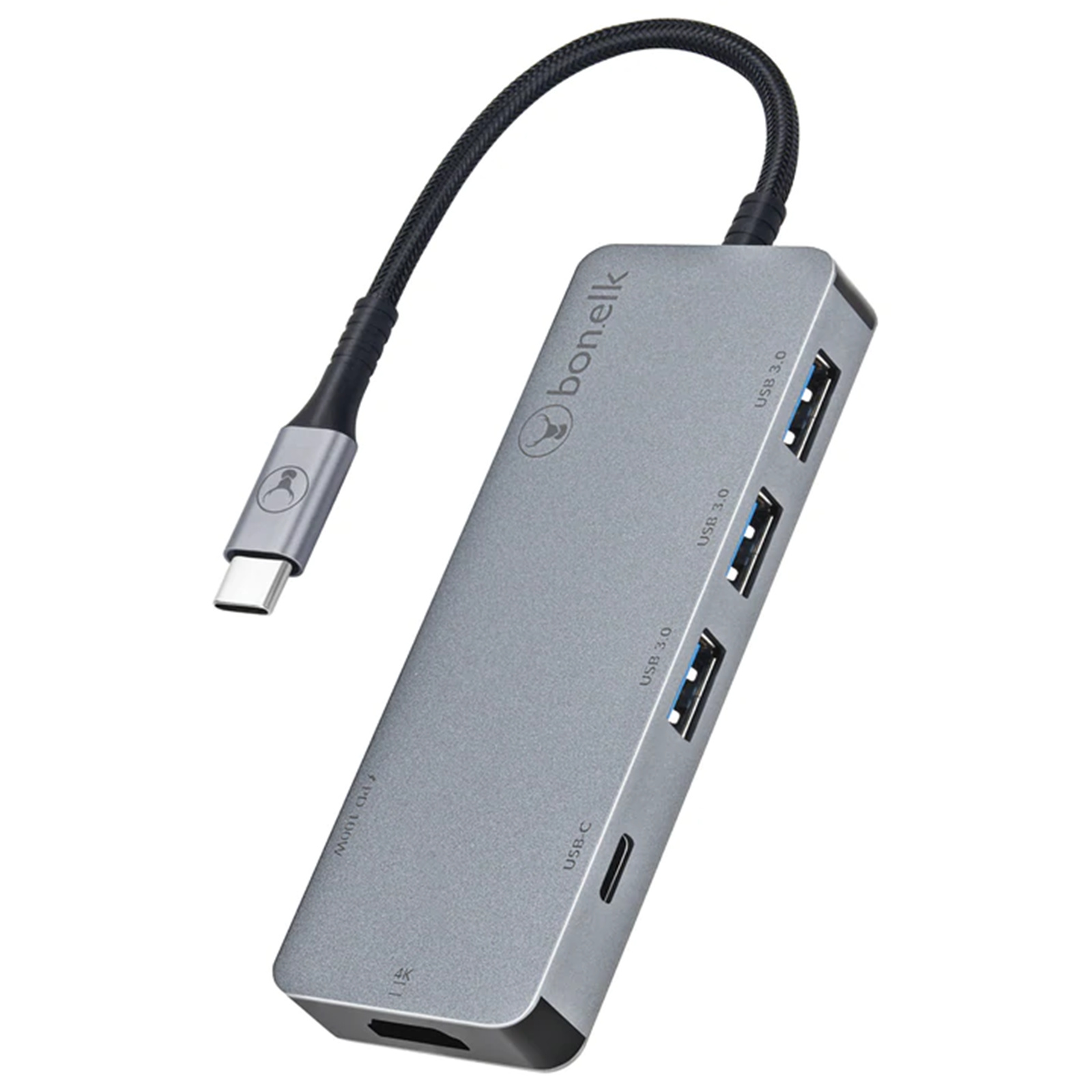 Picture of Bonelk Long-Life USB-C to 6-in-1 Multiport Hub (Space Grey)