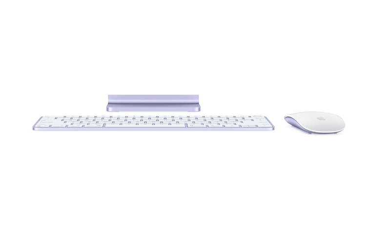 Picture of Apple Magic Keyboard with Touch ID & Magic Mouse Purple - OEM