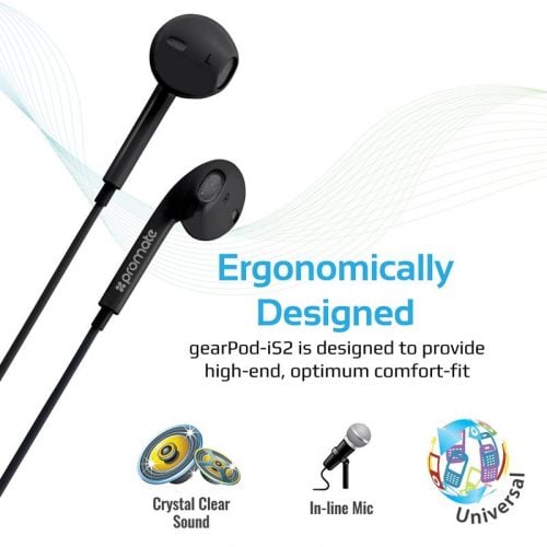 Picture of PROMATE GearPod-IS2 Lightweight High-Performance Stereo Earbuds