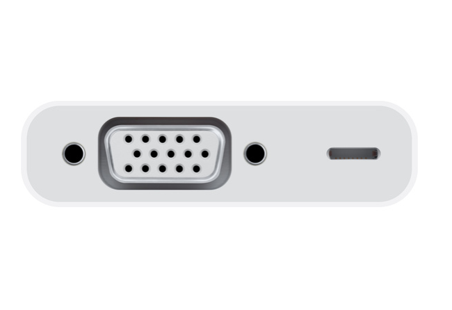 Picture of Apple Lightning to VGA Adapter