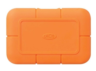 Picture of Seagate LaCie Rugged 2TB USB3.2 Type C Portable External Solid State Drive - Orange
