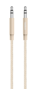 Picture of Belkin MIXITUP 1.2m Metallic AUX Cable - Silver