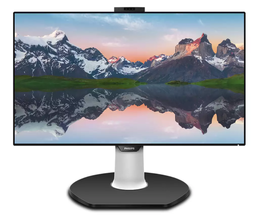 Picture of Philips 32-inch IPS 4k 4 side frameless RJ45 10/1000 USB C single cable dock charge 65W Windows Hell