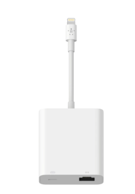 Picture of Belkin Ethernet + Power Adapter with Lightning Connector