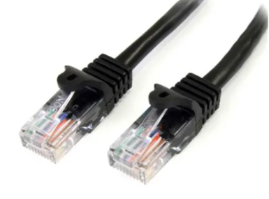 Picture of StarTech 2m Black Snagless UTP Cat5e Patch Cable