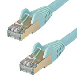 Picture of 7.5 m Aqua CAT6a Patch Cable - Shielded (STP)