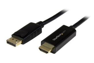 Picture of StarTech 1m 4K DisplayPort Male to HDMI Male Passive Adapter