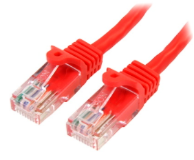 Picture of StarTech 2m Red Snagless UTP Cat5e Patch Cable