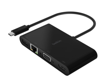 Picture of Belkin 100W USB Type C Multimedia Charger Adapter for Laptop Docking Station 