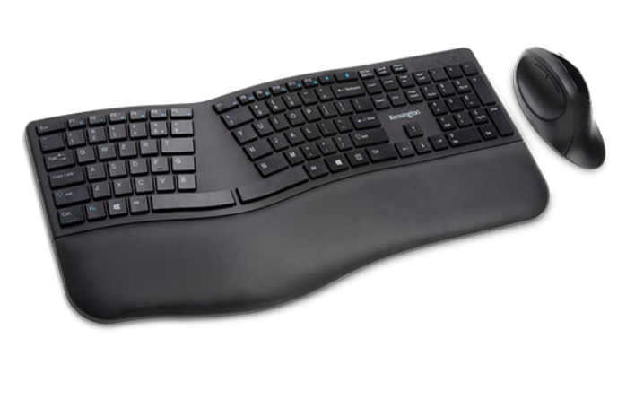 Picture of Pro Fit Ergo Wireless Keyboard and Mouse - Black