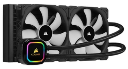 Picture of CORSAIR iCUE H115I RGB PRO XT 280mm RADIATOR DUAL 140mm PWM FANS SOFTWARE CONTROL LIQUID CPU COOLER