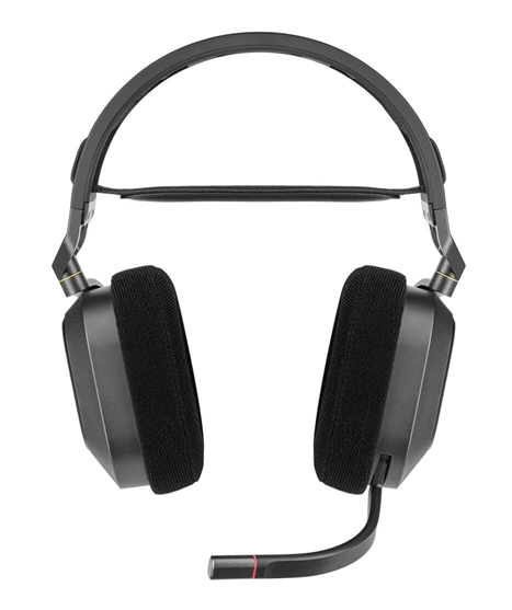 Picture of CORSAIR HS80 RGB WIRELESS HEADSET CARBON - AP