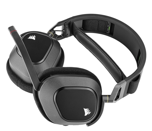 Picture of CORSAIR HS80 RGB WIRELESS HEADSET CARBON - AP