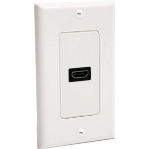 Picture of Single Outlet Female HDMI Wall Plate White