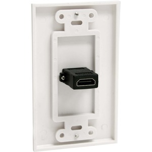 Picture of Single Outlet Female HDMI Wall Plate White