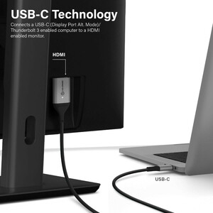 Picture of Alogic 1m USB-C (Male) To HDMI (Male) Cable