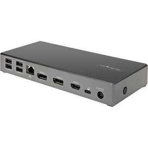 Picture of StarTech USB C Dock - Triple 4K Monitor USB Type-C Docking Station - 100W Power Delivery