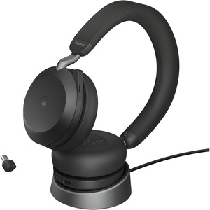 Picture of Jabra Evolve2 75 Link380c MS Stereo Stand Black (USB-C)