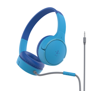 Picture of Belkin SoundForm Mini Wired On-Ear Headphones for Kids - Blue