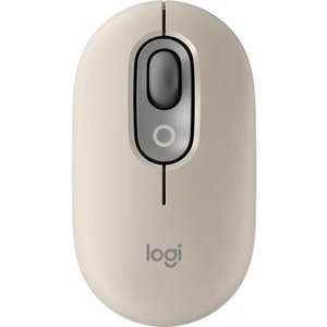 Picture of Logitech POP Mouse - Mist Sand with emoji
