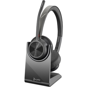 Picture of Poly Voyager 4320 UC Stereo USB-A Headset +BT700 USB-A Adapter +Charging Stand