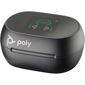Picture of Poly Voyager Free 60+ UC Carbon Black Earbuds +BT700 USB-A Adapter +Touchscreen Charge Case