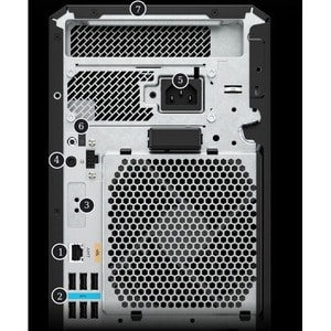 Picture of HP Z4 Tower G5 Xeon W3-2425 32GB ECC 1TB+1TB SATA RTX A2000 6GB Win11Pro 3 Year Warranty