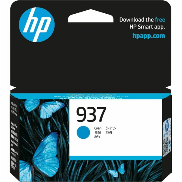 Picture of HP 937 Original Standard Yield Inkjet Ink Cartridge - Cyan - 1 Pack