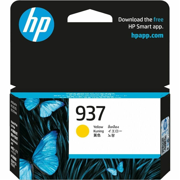 Picture of HP 937 Original Standard Yield Inkjet Ink Cartridge - Yellow - 1 Pack