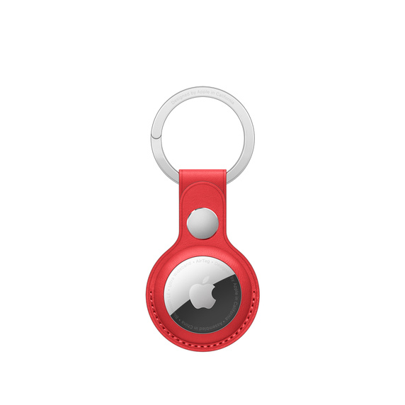 Picture of Apple AirTag Leather Key Ring - Red