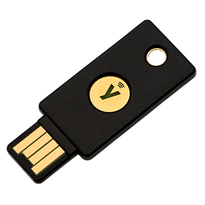 Picture of YubiKey 5 Series - USB-A for Laptop, and NFC for Mobile support