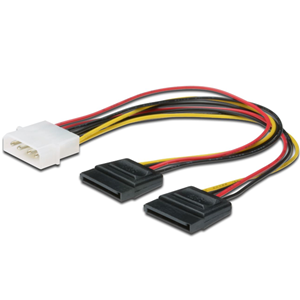 Picture of Digitus SATA (Dual) to Molex 0.2m Power Cable